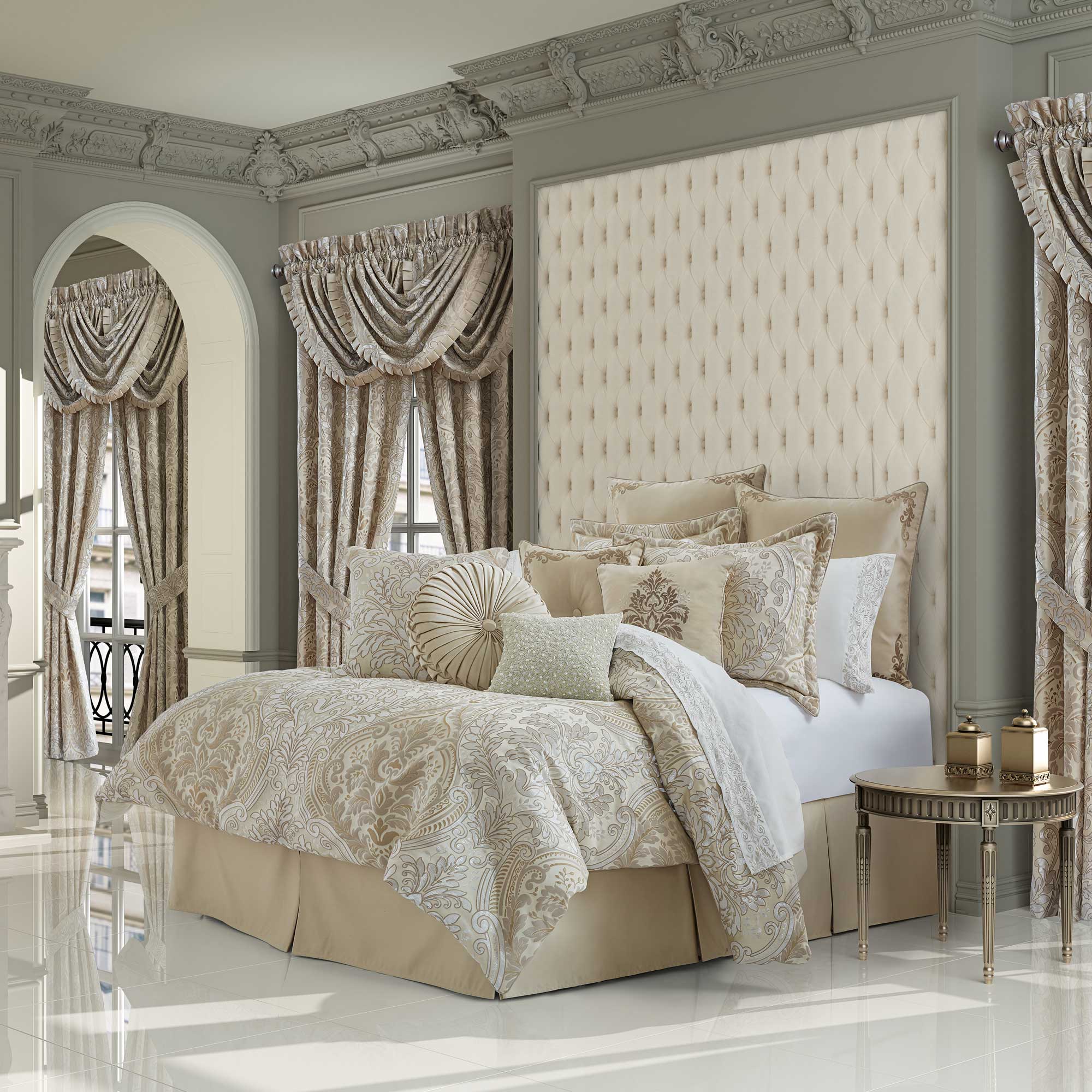 belgium-king-4-piece-comforter-set-champagne