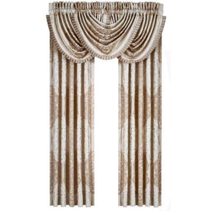 La Scala Gold Waterfall Valance | 100% Polyester by J.Queen New York