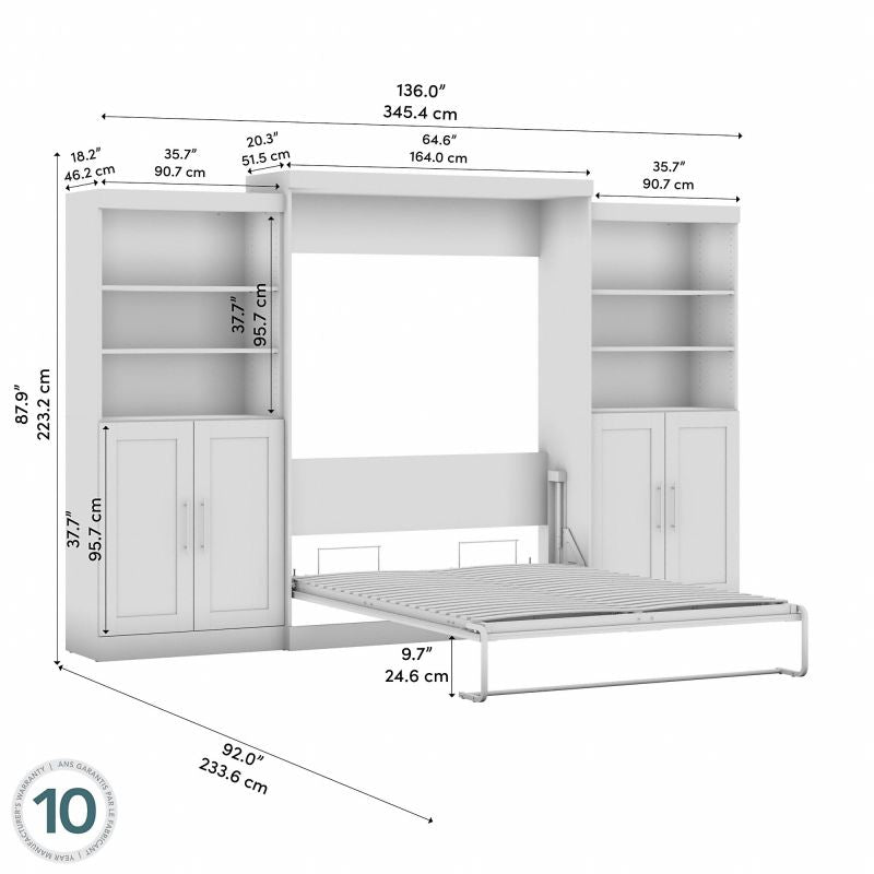 26987-000017-bestar-pur-queen-murphy-bed-with-closet-storage-organizers-136w-in-white-6