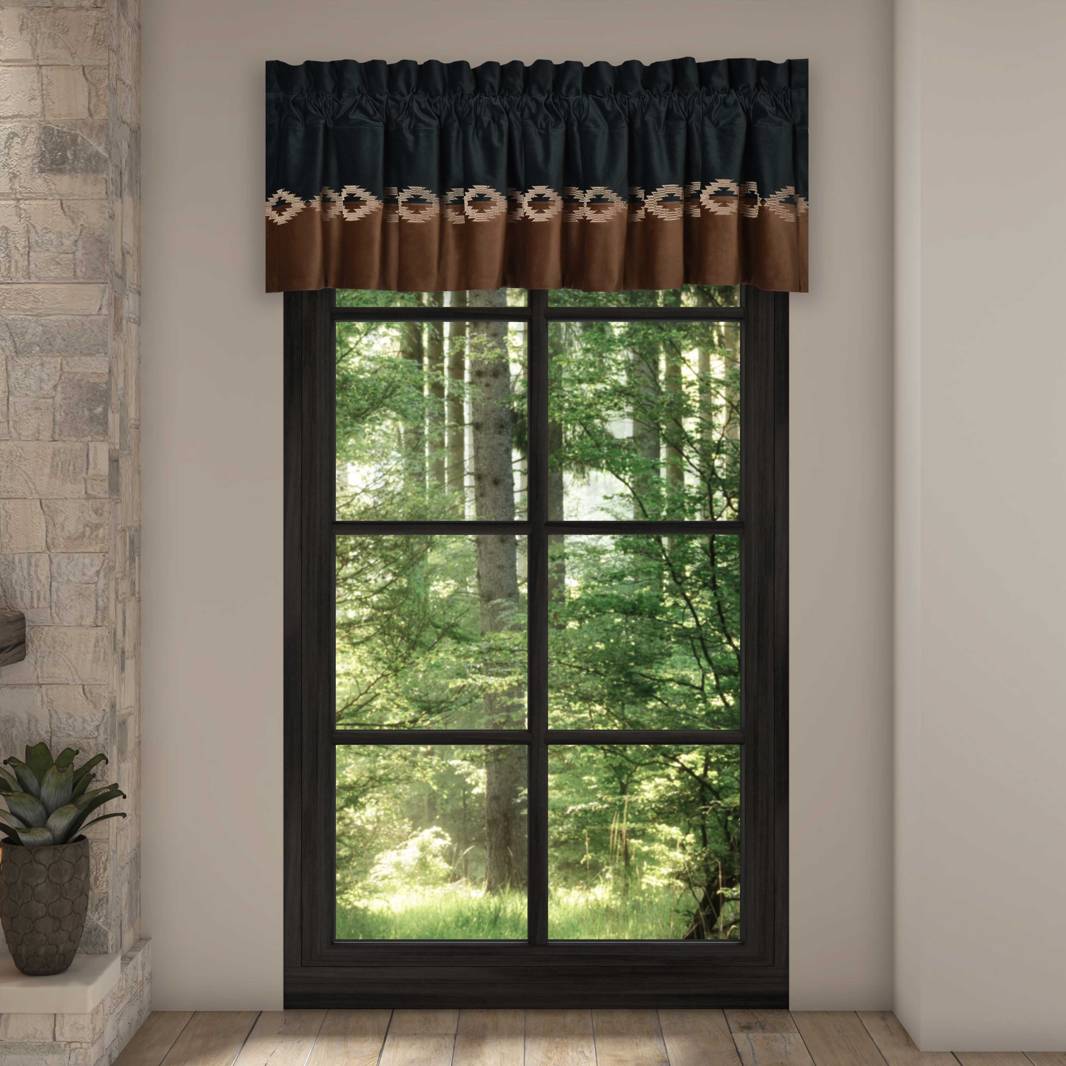 BajaTealStraightWindowValance