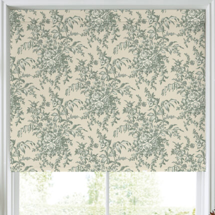 Laura Ashley Picardie Made to Measure Blackout Roller Blind Sage