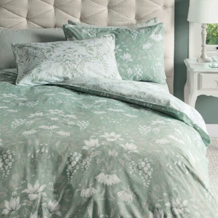 Laura Ashley Parterre Duvet Cover Bedding Set Sage